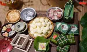 Gói trọn ‘vị Tết’ truyền thống trong những mô hình đất sét mini