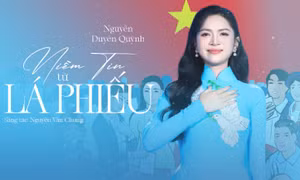 Ca sĩ 'Niềm tin từ lá phiếu', háo hức thực hiện quyền và nghĩa vụ công dân