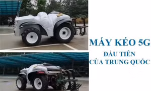 Máy kéo 5G chạy bằng pin nhiên liệu hydro đầu tiên của Trung Quốc