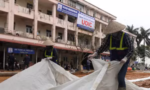 Gấp rút cải tạo bệnh viện đa khoa Mê Linh cũ thành khu điều trị bệnh nhân mắc COVID-19 