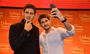 Tượng sáp của siêu sao điện ảnh Ấn Độ Mahesh Babu ra mắt tại Hyderabad