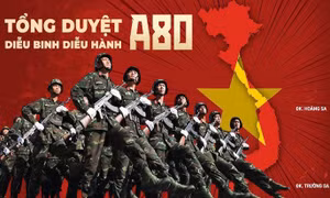 [TRỰC TIẾP] TỔNG DUYỆT DIỄU BINH, DIỄU HÀNH A80