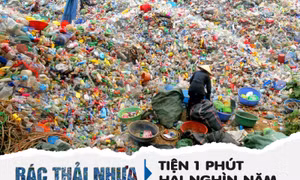 Rác thải nhựa: Tiện 1 phút, hại nghìn năm