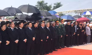Lễ an táng nguyên Tổng Bí thư Đỗ Mười tại quê nhà Thanh Trì, Hà Nội
