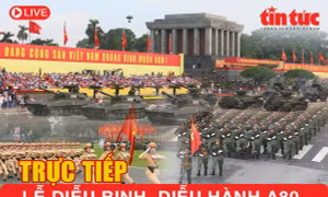 [Trực tiếp] Lễ kỷ niệm, diễu binh, diễu hành A80