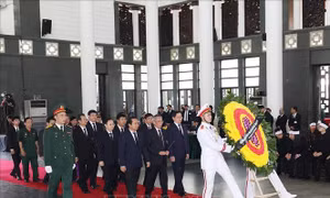 Đoàn các Bí thư Tỉnh ủy ĐBSCL và Bà Rịa - Vũng Tàu viếng Tổng Bí thư Nguyễn Phú Trọng