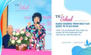 TH School mang chương trình đào tạo quốc tế về xứ Nghệ