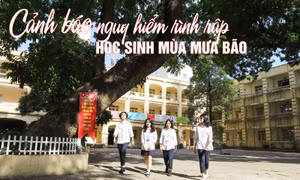 Cảnh báo nguy hiểm rình rập học sinh mùa mưa bão