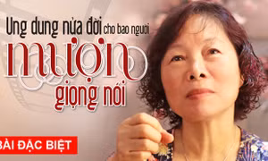 Ung dung nửa đời cho bao người mượn giọng nói