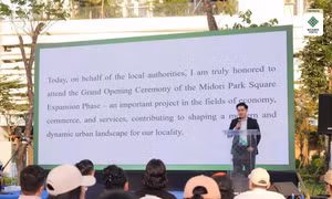 Khai trương Midori Park Square mở rộng, tạo điểm nhấn thương mại mới