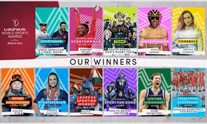 Lewis Hamilton, Lionel Messi cùng được Giải thưởng Laureus dành cho vận động viên xuất sắc nhất năm