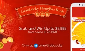 GrabLucky thực hiện chuyển bao lì xì kỹ thuật số cho các thành viên mạng Telegram