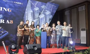 Dự án khổng lồ Megasuperblock Meisterstadt Batam (Indonesia) làm lễ cất nóc toà tháp A3