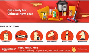 Amazon Singapore tung ra nhiều chương trình khuyến mãi hấp dẫn nhân dịp Tết Nguyên đán 2021