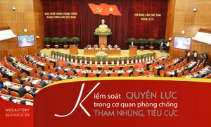 Kiểm soát quyền lực trong cơ quan phòng, chống tham nhũng, tiêu cực