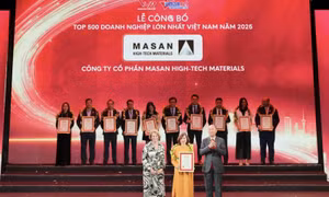 Masan High-Tech Materials được vinh danh Top 500 Doanh nghiệp lớn nhất Việt Nam 2025