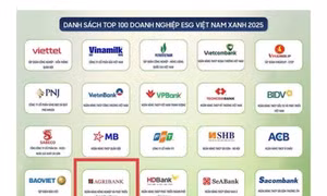 Agribank - Doanh nghiệp ESG Việt Nam xanh 2025
