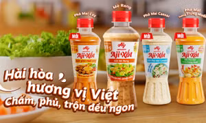 Ajinomoto Việt Nam mở rộng lựa chọn với Xốt phô mai Caesar “Aji-Xốt”