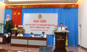 Đại hội Công đoàn Nhiệt điện Bà Rịa khóa XI thành công tốt đẹp