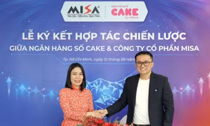 Ngân hàng số Cake hợp tác phát triển tài chính số dành cho hộ kinh doanh cá thể