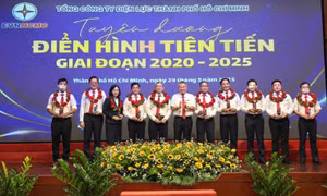 EVNHCMC tuyên dương 182 cá nhân tiêu biểu thi đua yêu nước