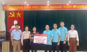 Agribank Bắc Yên Bái hỗ trợ Cao Bằng và Thái Nguyên khắc phục mưa lũ