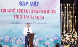 Tổng Bí thư, Chủ tịch nước Tô Lâm gặp mặt cựu cán bộ, công chức Cơ quan Thường trực Ban Chỉ đạo Tây Nguyên