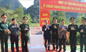 Khánh thành đường kiểm tra cột mốc bảo vệ biên giới Lạng Sơn