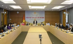 Phó Chủ tịch Thường trực Quốc hội Trần Thanh Mẫn dự Phiên họp toàn thể Ủy ban Xã hội