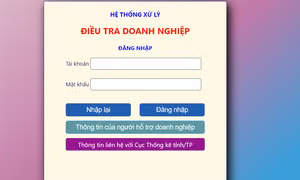 Từ 1/4, Tổng cục Thống kê tiến hành điều tra doanh nghiệp năm 2023