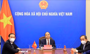 Chủ tịch nước làm việc trực tuyến với Chủ tịch Hội Hữu nghị Hàn Quốc - Việt Nam