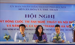 Phát động cuộc thi ảnh nghệ thuật và sáng tác ca khúc kỷ niệm 70 năm Ngày Giải phóng Thủ đô