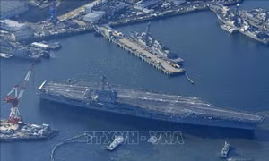 Tàu sân bay George Washington của Mỹ trở lại Nhật Bản