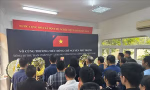 Cộng đồng người Việt và bạn bè quốc tế tại Tanzania tiễn đưa Tổng Bí thư Nguyễn Phú Trọng