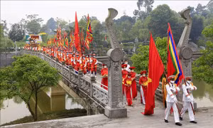 Lễ giỗ Đức Quốc Tổ Lạc Long Quân và dâng hương tưởng niệm Tổ Mẫu Âu Cơ