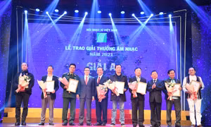 73 tác phẩm được trao Giải thưởng Âm nhạc Việt Nam năm 2021
