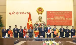 Bí thư Đảng ủy Quốc hội, Chủ tịch Quốc hội Trần Thanh Mẫn chủ trì Hội nghị về công tác cán bộ