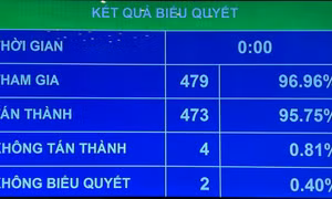 Quốc hội phê chuẩn bổ nhiệm Thẩm phán Tòa án nhân dân tối cao