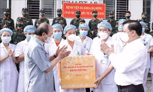Chủ tịch nước động viên các cơ sở y tế, nhân dân Thủ đô tích cực phòng, chống dịch