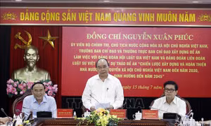 Chủ tịch nước làm việc với Đảng đoàn Hội Luật gia và Liên đoàn Luật sư Việt Nam 