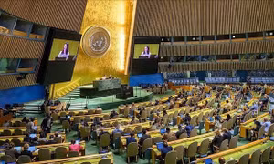 Đại hội đồng LHQ thông qua Tuyên bố New York về giải pháp hai nhà nước giữa Israel, Palestine