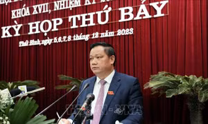 Ông Nguyễn Khắc Thận được bầu giữ chức Bí thư Tỉnh ủy Thái Bình