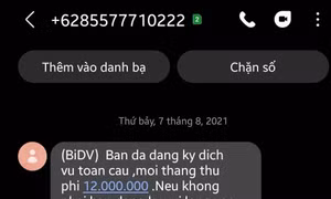 Cảnh giác với tin nhắn lạ mạo danh ngân hàng