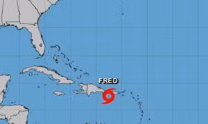 Bão nhiệt đới Fred hình thành ngoài khơi Puerto Rico