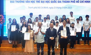 Trao Giải thưởng Văn học trẻ dành cho sinh viên toàn quốc