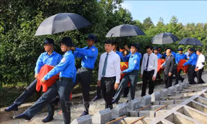 Long trọng tổ chức lễ truy điệu, cải táng 80 hài cốt liệt sỹ