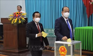 An Giang bầu các chức danh chủ chốt HĐND, UBND tỉnh nhiệm kỳ 2021-2026
