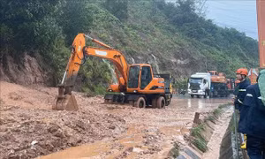 Đặc khu Vân Đồn khẩn trương khắc phục các điểm sạt trượt đất