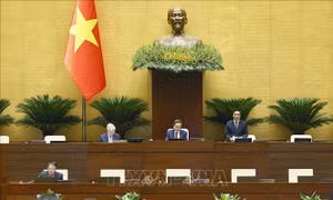 Quốc hội họp nghe trình bày tờ trình về 2 dự án luật