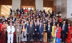 Thủ tướng gặp mặt kiều bào tham dự chương trình Xuân Quê hương 2020